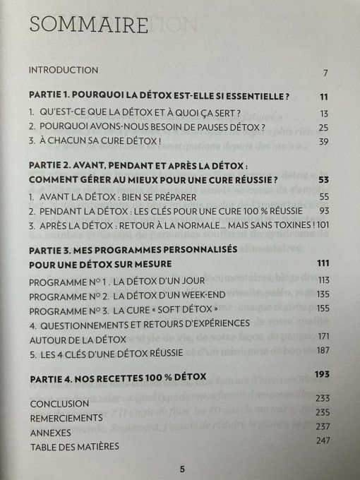 Ma petite pause détox