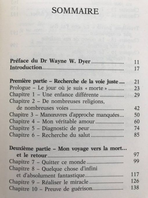 Revenue guérie de l'au-delà