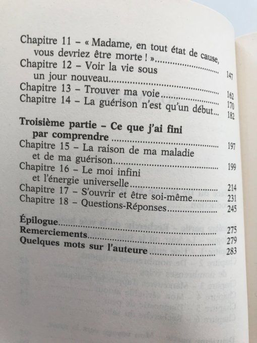 Revenue guérie de l'au-delà