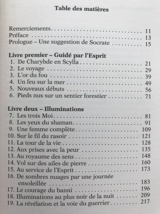 Le voyage sacré du guerrier pacifique