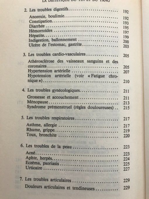 La diététique du Yin et du Yang