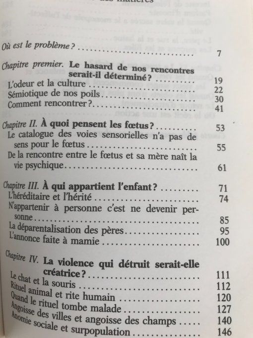 Les nourritures affectives