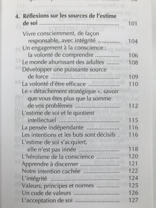 L'estime de Soi
