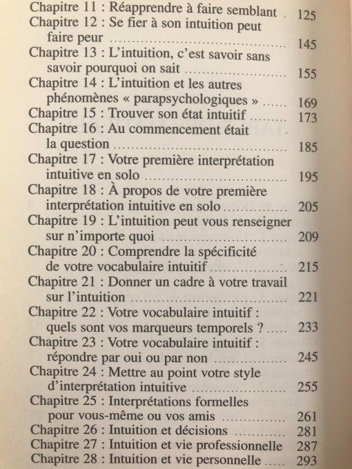 Guide pratique de l'intuition