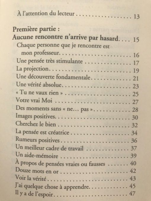 Aucune rencontre n'arrive par hasard