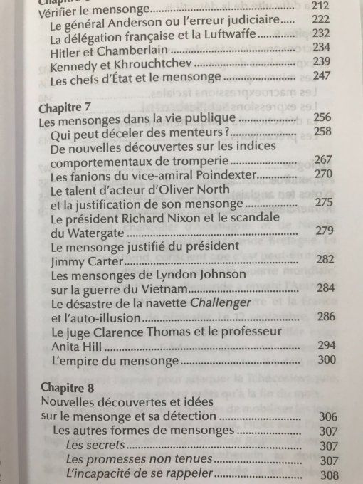 Je sais que vous mentez