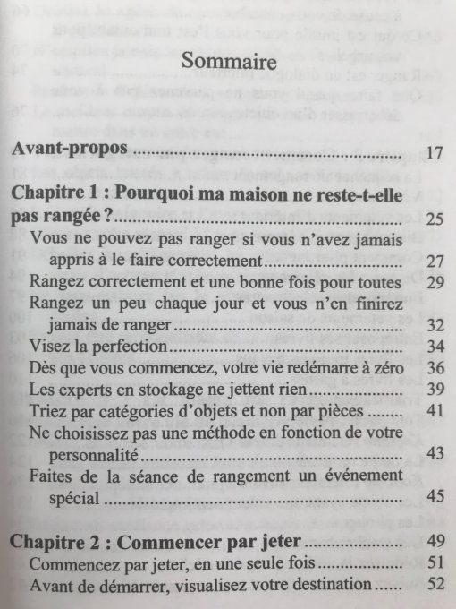 La magie du rangement