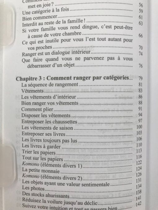 La magie du rangement