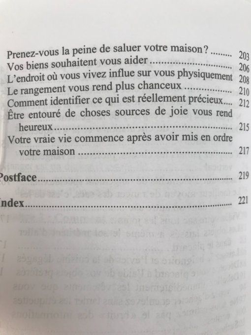 La magie du rangement