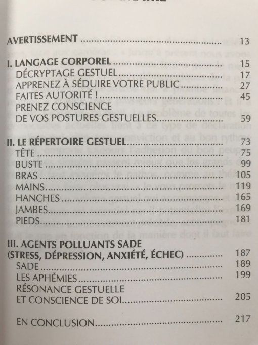 savoir parler en public avec son corps