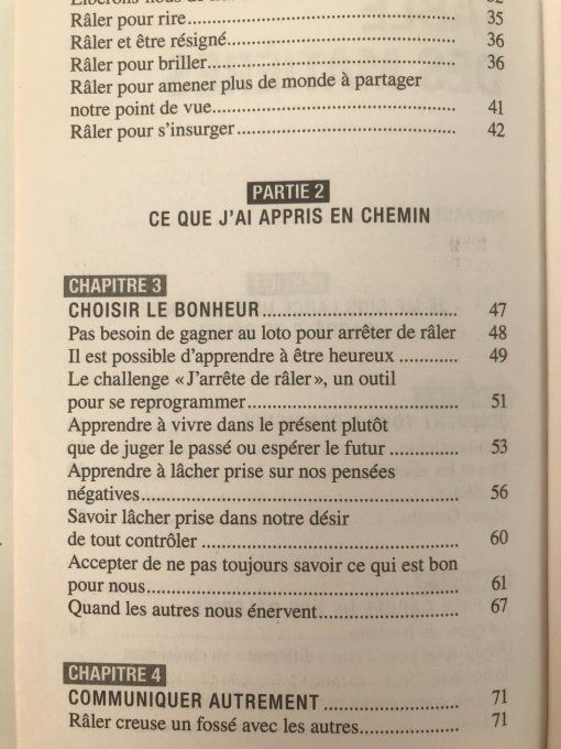 J'arrête de râler!
