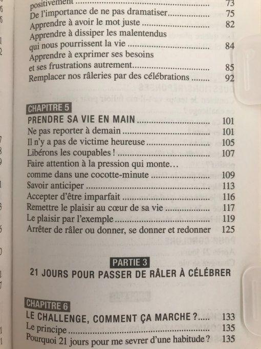 J'arrête de râler!