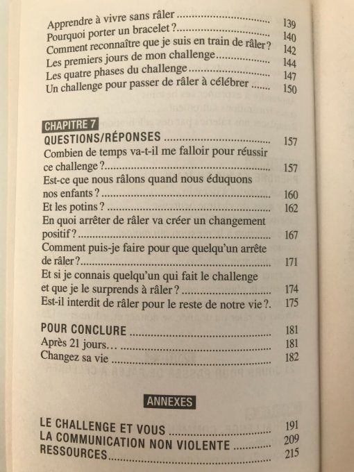 J'arrête de râler!