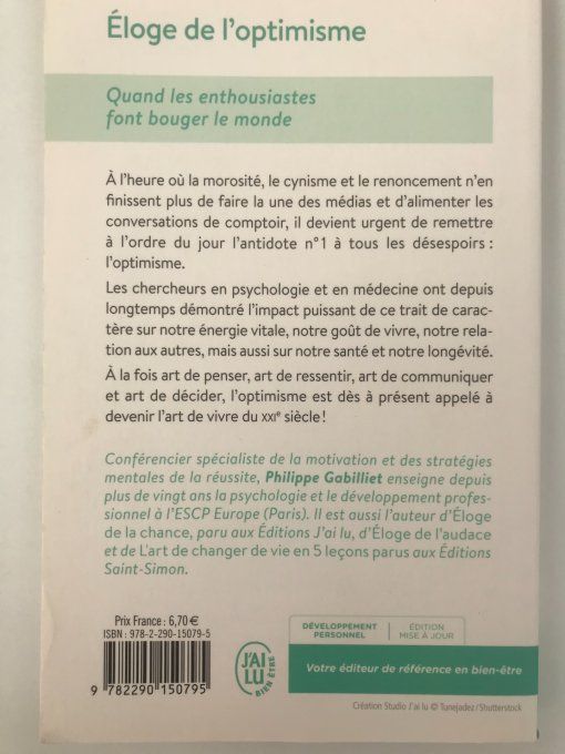 Eloge de l'optimisme