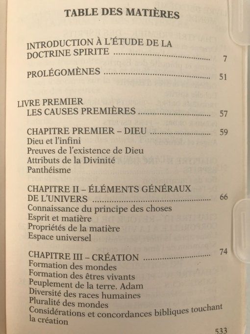 Le livre des esprits