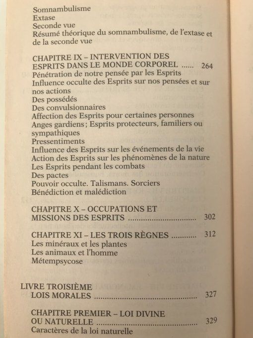 Le livre des esprits