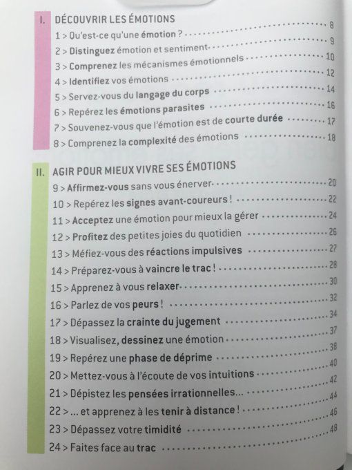 Les 50 règles d'or pour bien gérer ses émotions