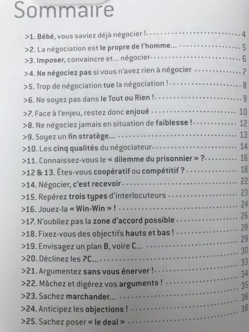 Les 50 règles d'or de la négociation