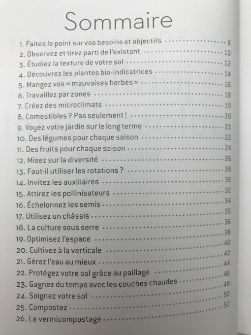 Les 50 règles d'or du jardinier autosuffisant