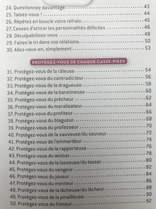 Les 50 règles d'or pour gérer les personnalités difficiles