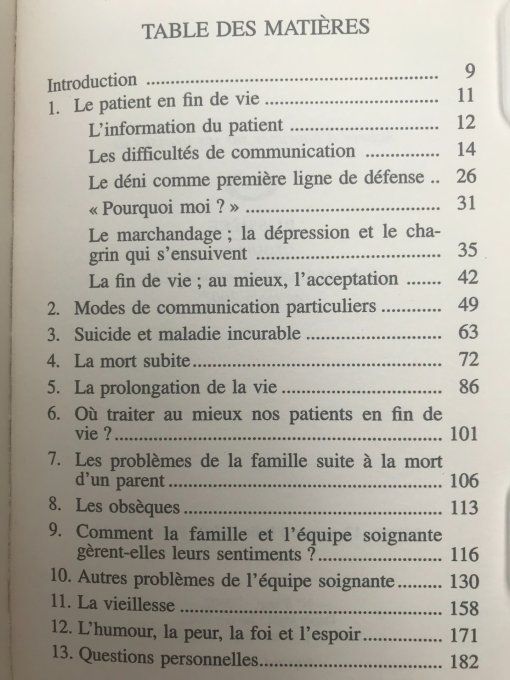Accueillir la mort