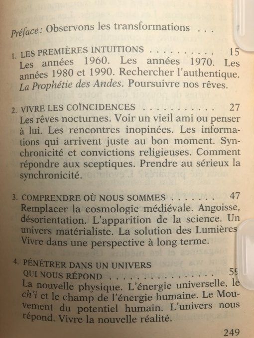 La vision des Andes