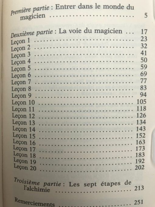 La voie du magicien