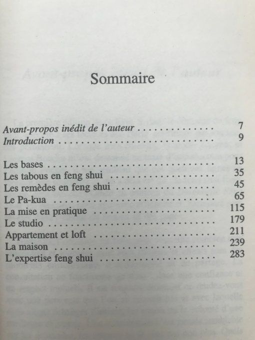 Le diagnostic Feng Shui