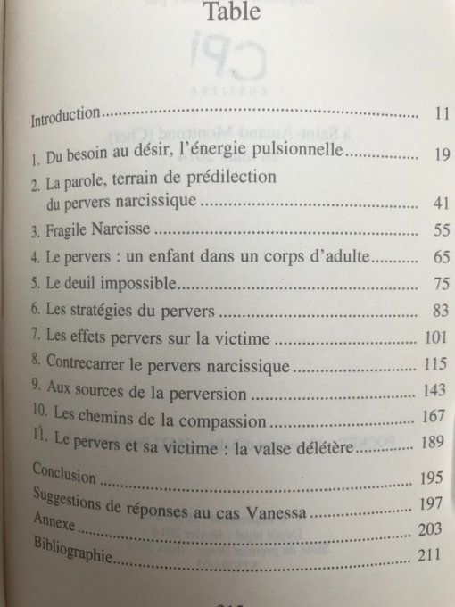 Les pervers narcissiques