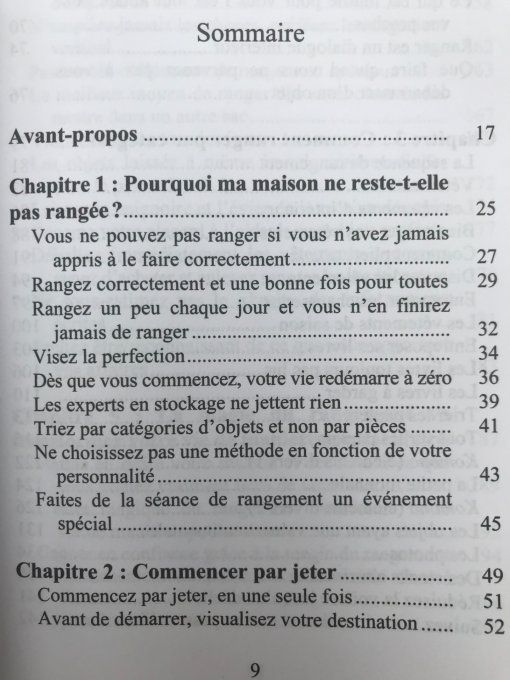 La magie du rangement