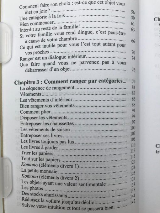 La magie du rangement