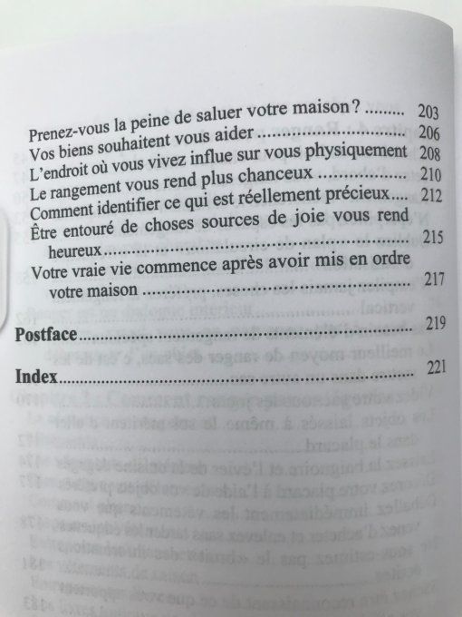 La magie du rangement