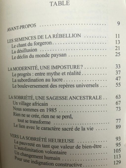 Vers la sobriété heureuse