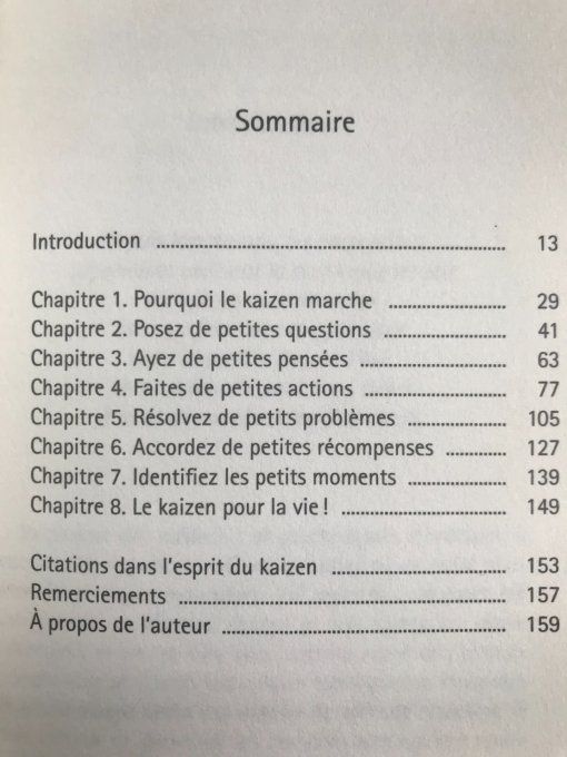 Un petit pas peut changer votre Vie