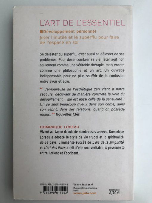 L'art de l'essentiel