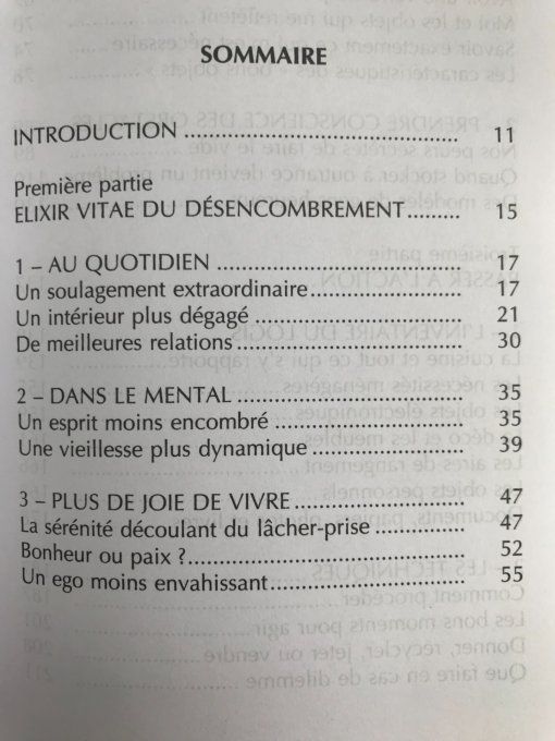 L'art de l'essentiel