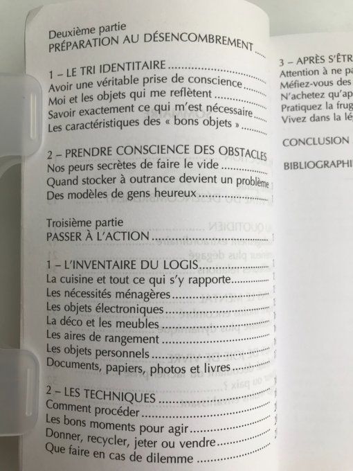 L'art de l'essentiel