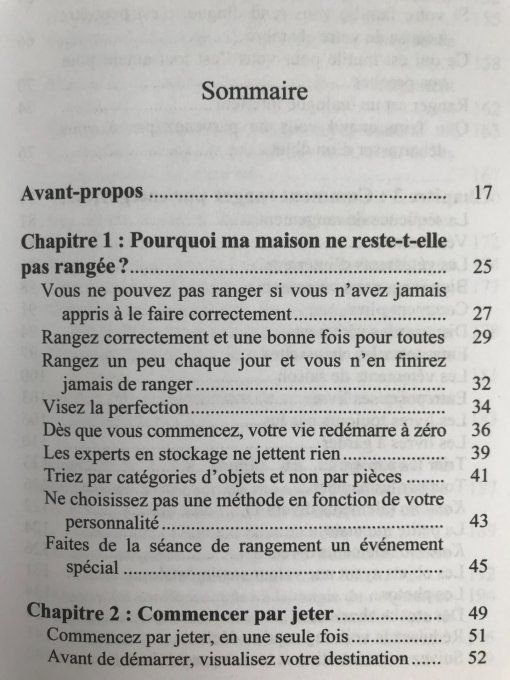 La magie du rangement