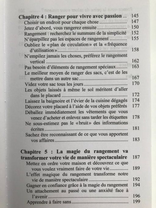 La magie du rangement