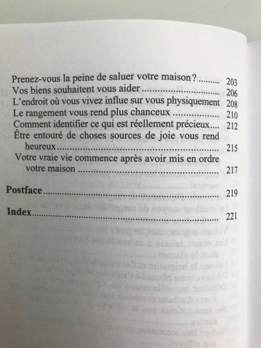 La magie du rangement