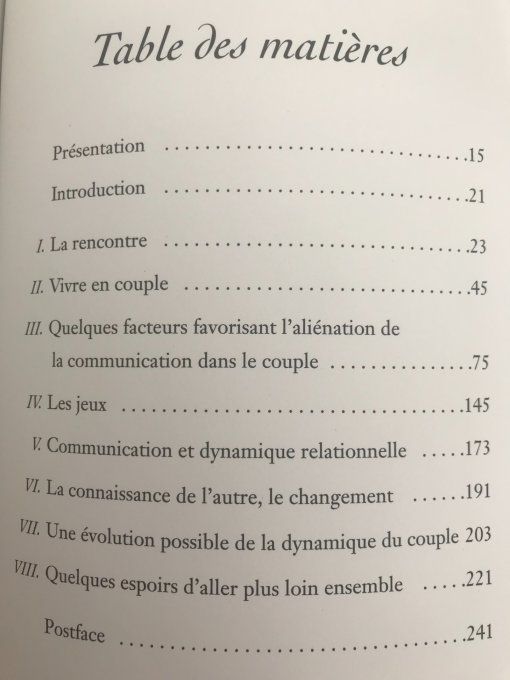 Parle-moi... j'ai des choses à te dire