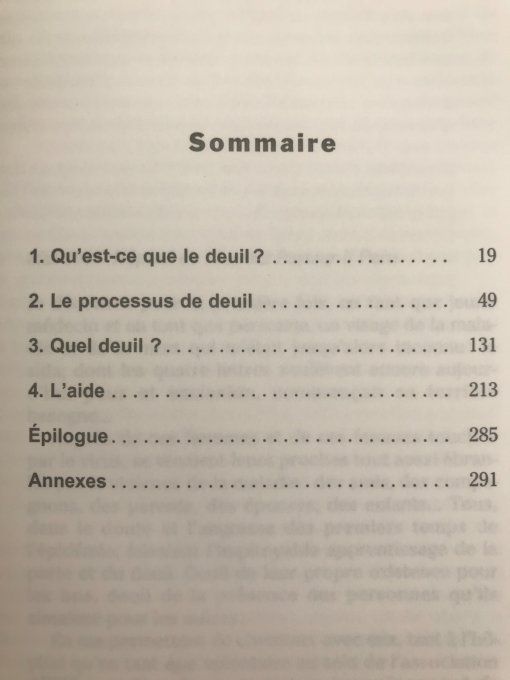 Vivre le deuil au jour le jour