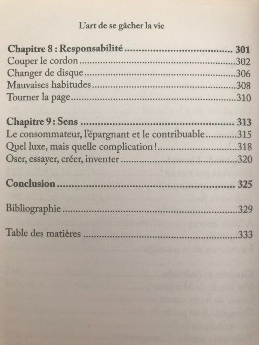 L'art de se gâcher la Vie
