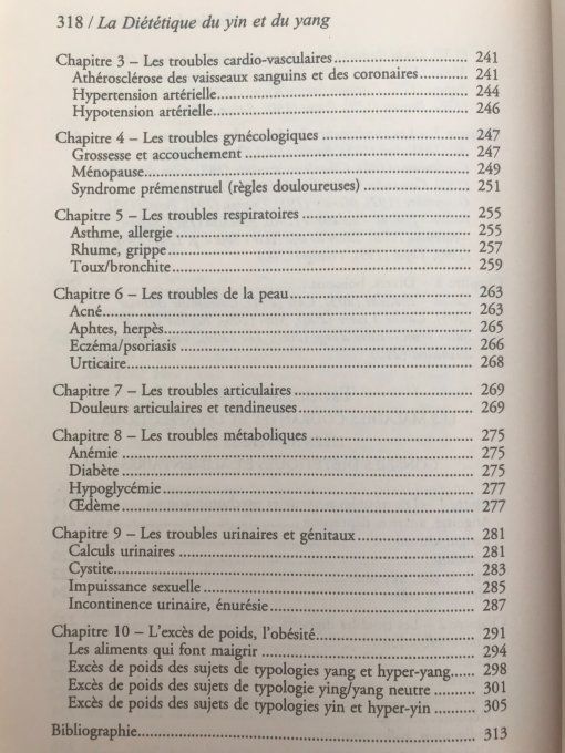La diététique du Yin et du Yang