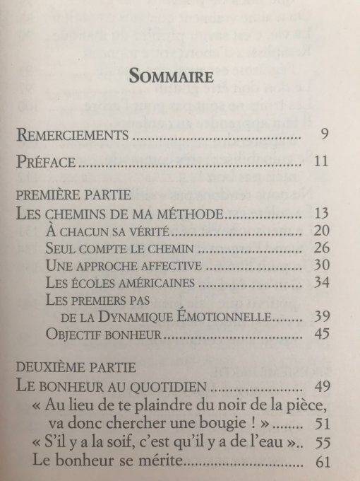 La thérapie du bonheur