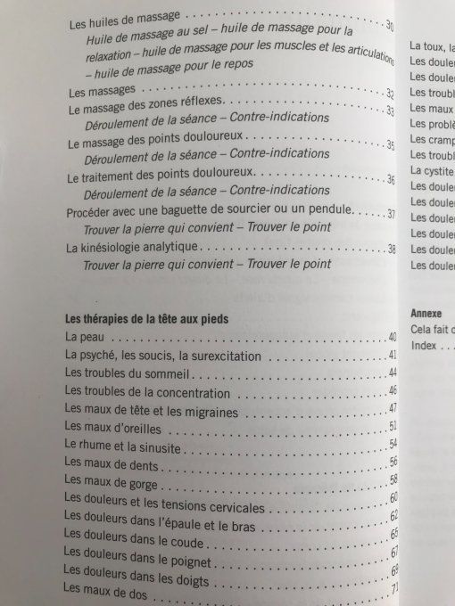 Acupressure et cristaux