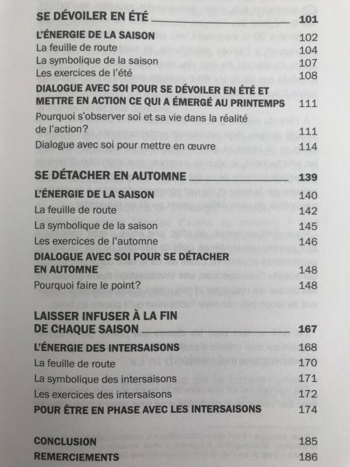 L'art de vivre avec l'énergie des saisons