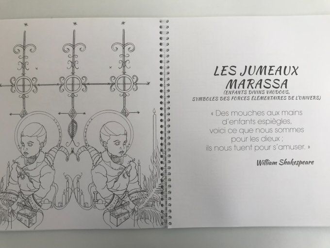 25 divinités à colorier