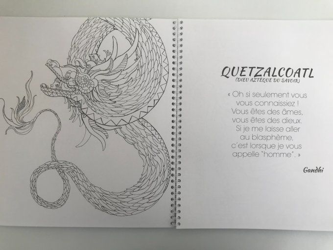25 divinités à colorier