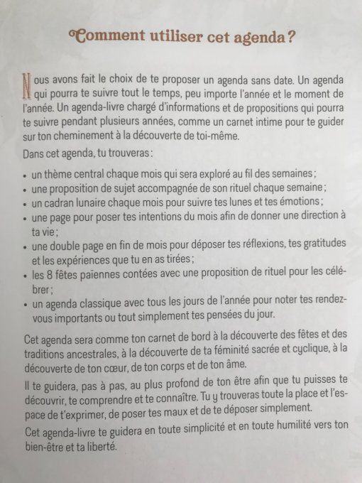 Femme lunaire. Agenda chamanique et cyclique